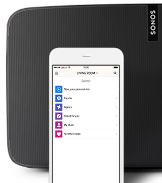 sonos one deezer