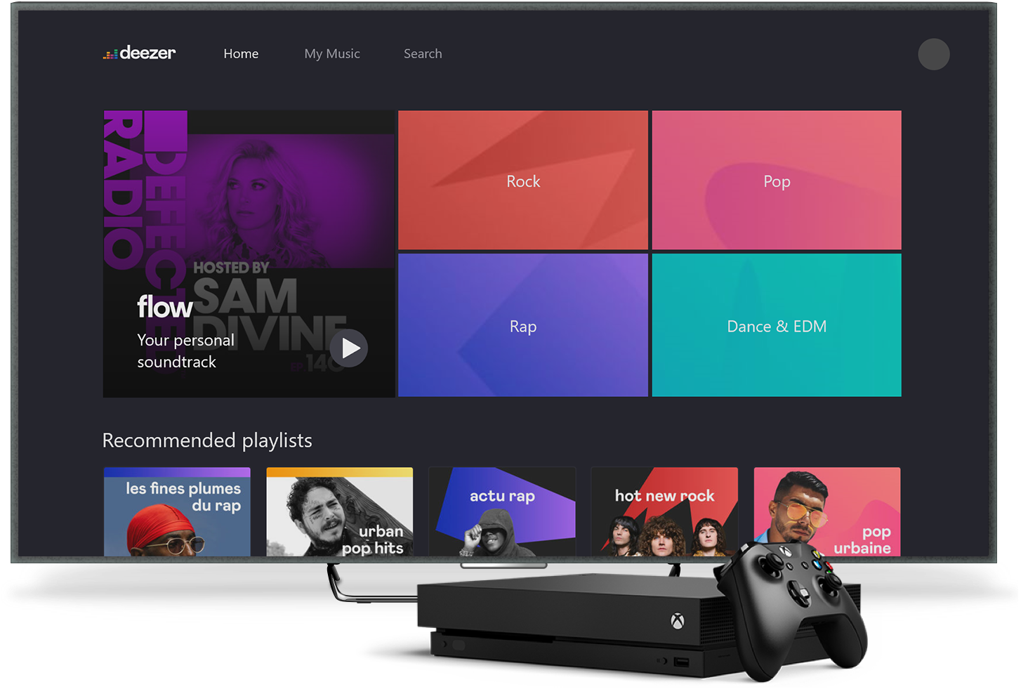 Deezer music xbox